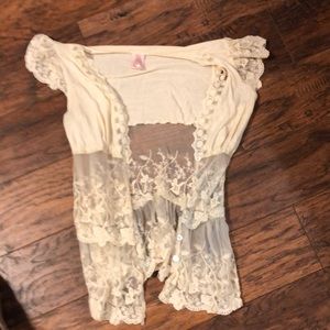 Lace cardigan